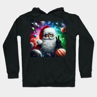 Santa in Space Hoodie